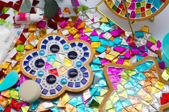 Glass Mosaic Tiles Crafting
