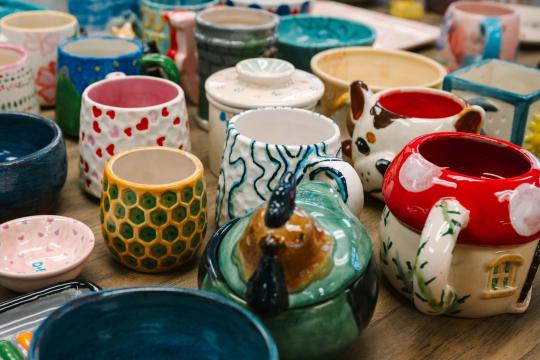 Painted Mugs