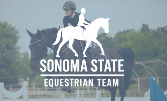 Sonoma State Equestrian Team, A woman riding a horse