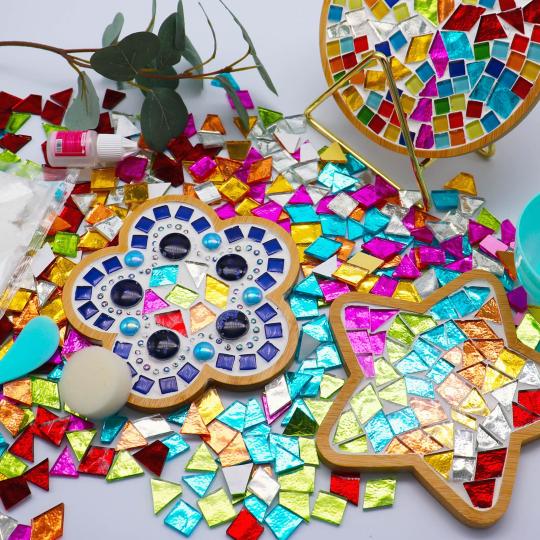 Glass Mosaic Tiles Crafting