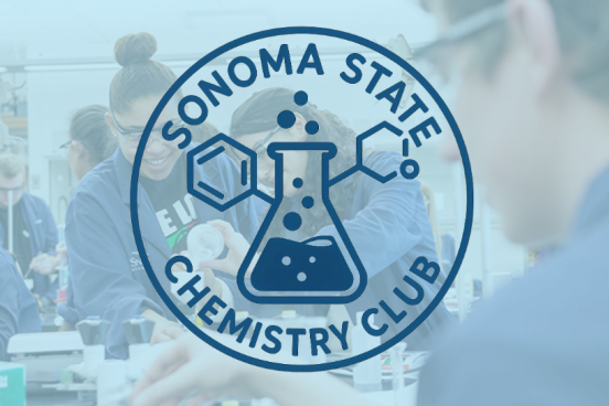 Sonoma State Chemistry Club Sonoma State Chemistry Club. Background scene of students in chemistry lab