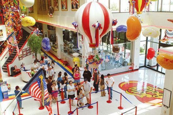 At the Jelly Belly Factory in Fairfield, California, tour guides take you through every step of the jelly bean production process. At the Jelly Belly Factory in Fairfield, California, tour guides take you through every step of the jelly bean production process.