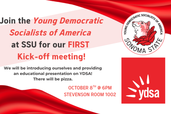 YSDA Meeting Join the Young Democratic Socialists of America for Our First Kick off Meeting