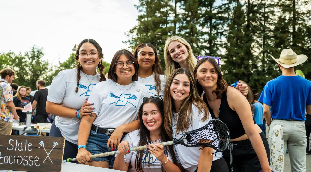 Lacrosse club recruiting at SSU big nite