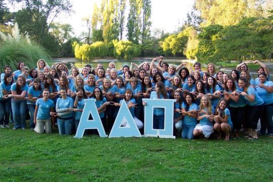 SSU sorority group photo