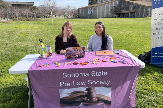 pre-law students tabling